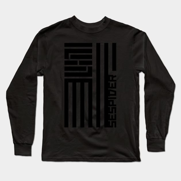 SEspider Flag -Vert (Black) Long Sleeve T-Shirt by SEspider